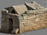 Modello 3D di tomba etrusca a edicola 