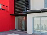 LOUVERS INSTALLED IN MINIMALIST HOME