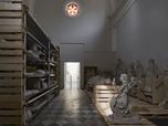 San Pellegrino church restoration and outfitting of plaster deposits