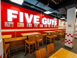 Five Guys, Sydney. Restaurant Design - Australia.