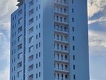 Grattacielo via Campo Marzio Trieste - Riqualificazione dell'involucro- Facciata ventilata con pannelli compositi in alluminio