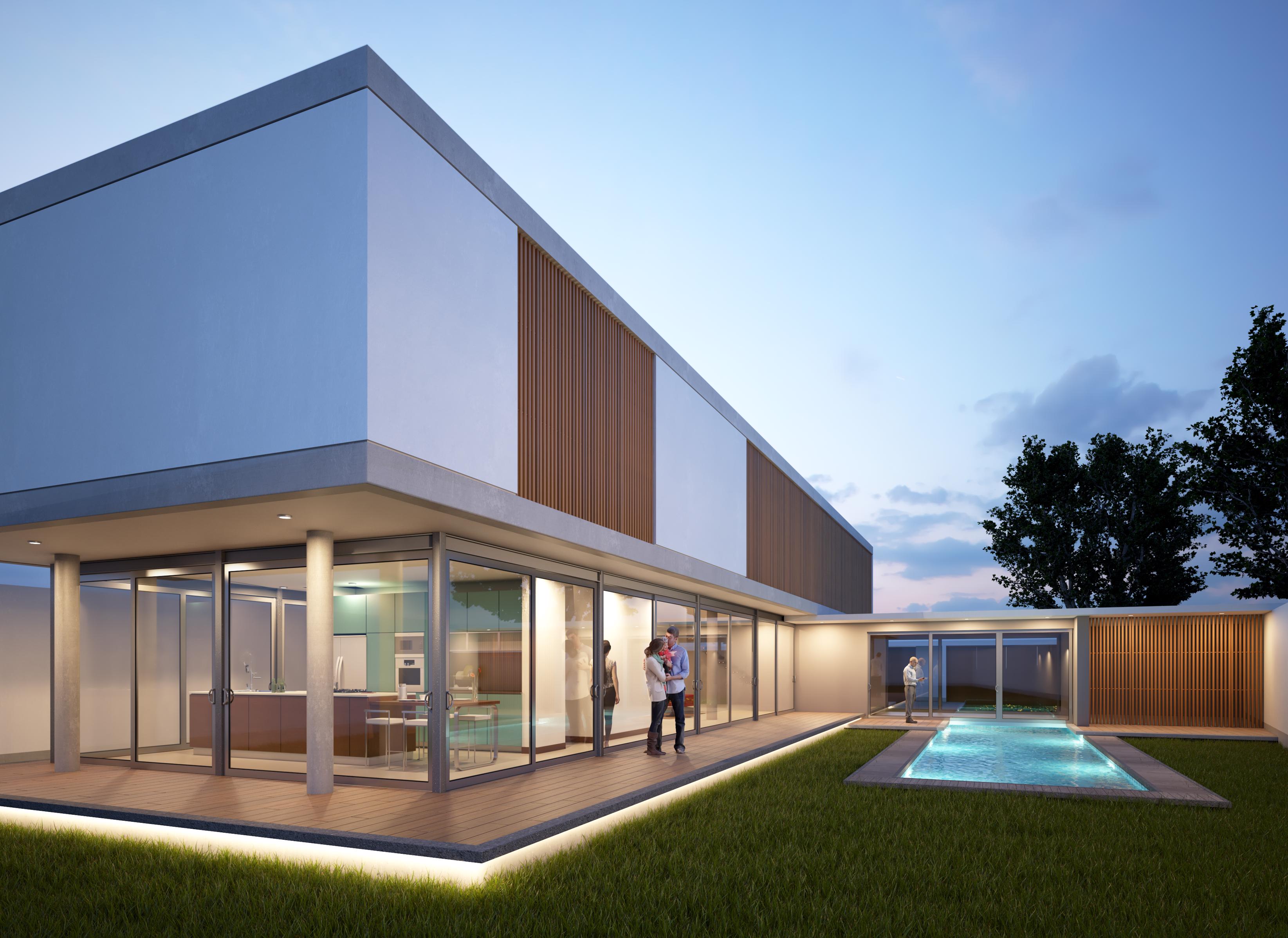Casa Familiar Con Piscina En El Sector Los Ejidos En Piura Aram Architects