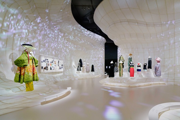OMA creates stage for storytelling for Dior exhibition in Tokyo