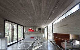 Bak Arquitectos' Levels House in the Pine Wood of Mar Azul in Argentina