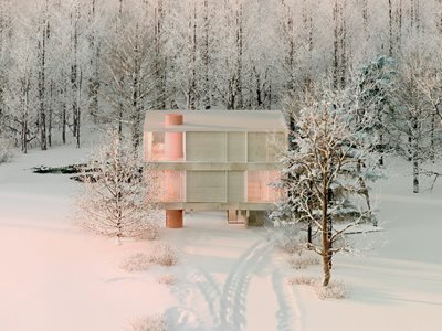 Winter House, a Winter Heaven in the Metaverse 